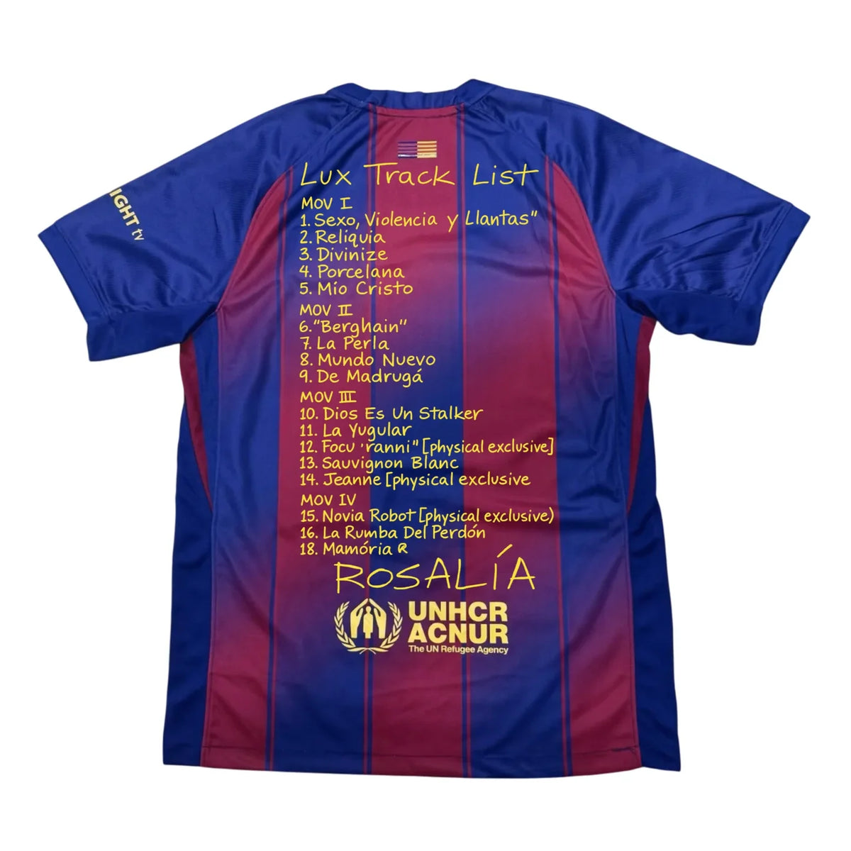 Camiseta Rosalía x FC Barcelona