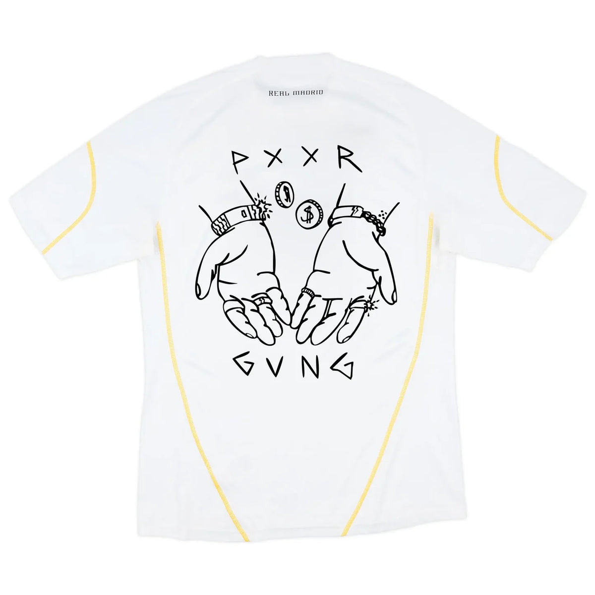 Camiseta Pxxr Gvng x Real Madrid